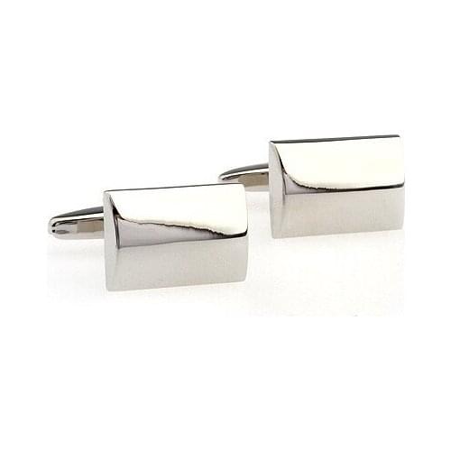New Arrival High Quality Men Designer Cuff links Copper Material Smooth Cuboid Design CuffLinks Free Shipping