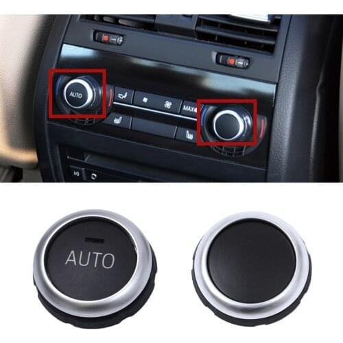 Rear Air Conditioning Temperature Adjustment Heat Control Switch AC Rotary Knob for BMW 5 6 7 Series F10 F06 F12 F07 F01 F02