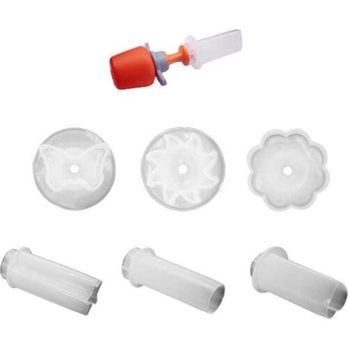 Plastic Vegetable Shape Shredder Slicer Mold Machine DIY Fruit Shaper Decorator Cutter Model Kitchen Cakes Cookie Tools