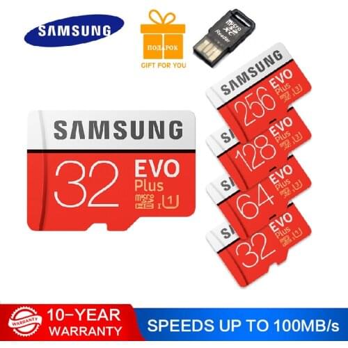 SAMSUNG EVO PLUS 128GB 256GB 64GB 32GB Micro SD Class 10 U3 TF Cards UHS-I 512G SDHC SDXC Grade TF Memory Card For Phone