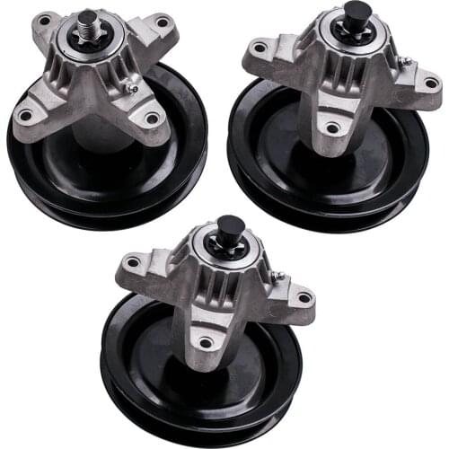 3pcs Lawn Mower Spindle For MTD Cub Cadet Troy-Bilt Colt XP RZT42 LT1040 LT1042