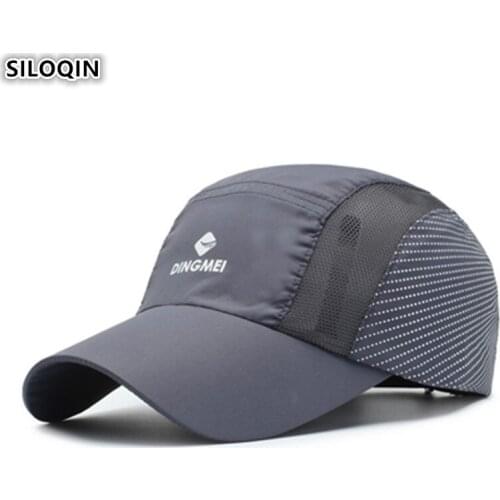 SILOQIN Snapback Cap Womens Ponytail Fashion Mesh Cap Adjustable Size Mens Breathable Baseball Caps New Ventilation Net Hat