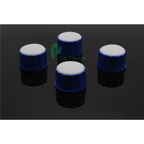 Dentist Autoclavable Round Endo Stand Cleaning Foam Sponges File Holders 4Pcs