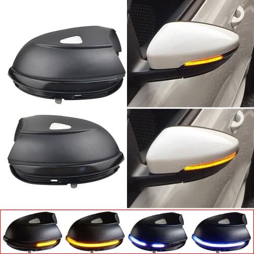 LED Side Wing Dynamic Turn Signal Light For VW Passat CC B7 Beetle Scirocco Jetta MK6 Euro Rearview Mirror Indicator