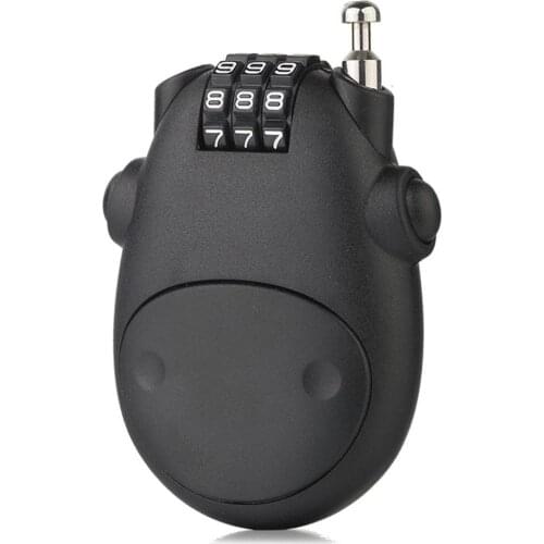 Telescopic Wire Rope Code Lock Suitcase Car Sled Motorcycle Helmet Drawstring Lock High-Precision Code Wheel Password Padlocks