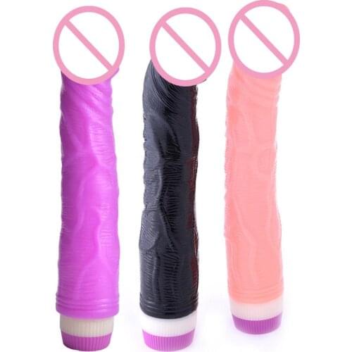 Upgraded Vibrating Dildo Soft Realistic Vibrating Dildo Multi Speed Vibrator Sex Toy for Adults