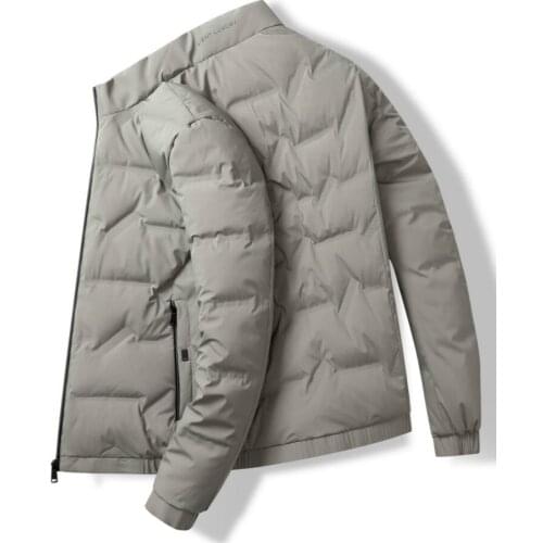Winter Stand-up Collar Down Jacket Mens 90% White Duck Down Casual Thickening Warm Fashion Coat