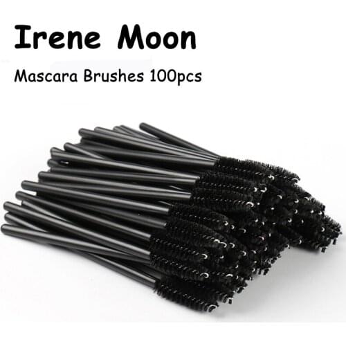 100pcs Mascara Brushes Eyelash Mascara Wands Disposable Makeup Brushes Wand Eye Styling Tools Cosmetic Brushes Supplies