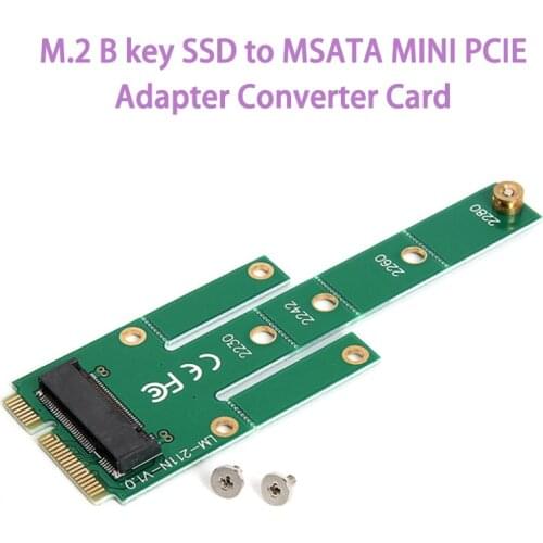 M2 SSD Adapter M.2 NGFF B Key SATA SSD M2 Adapter Supports 2230 2242 2260 2280 Size NGFF SSD Converter Card Computer Connectors