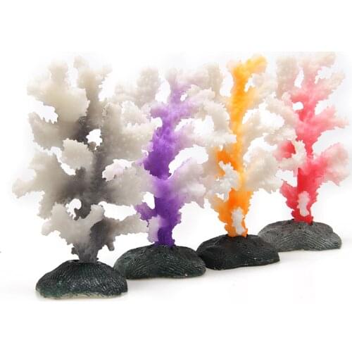 Luminous Sea Anemone Aquarium Artificial Fake Silicone Coral Plant Fish Tank Aquarium Accessories Landscape Decoration