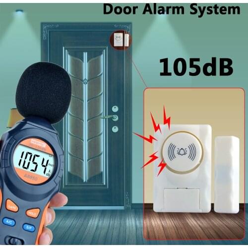 Wireless Home Security Door Window Alarm warning System Magnetic Door Sensor