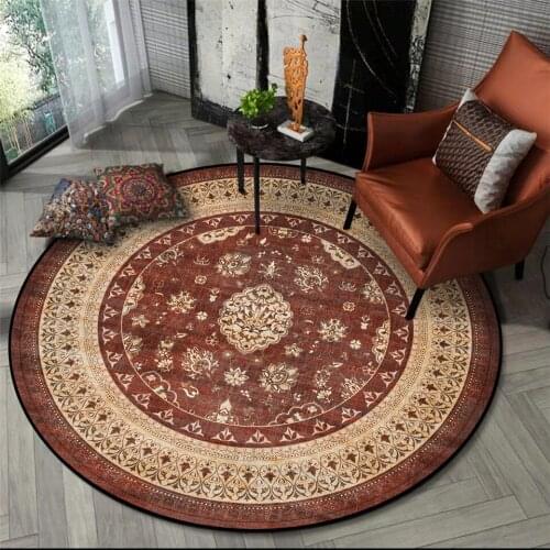 Bohemian vintage beautiful jacquard non-slip rugs floor mats bedroom living room home decoration