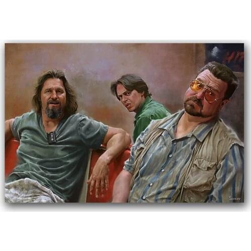 The Big Lebowski Classic Movie Silk Poster Wall Art Print Canvas Painting Decorative Picture Wallpaper Bedroom Decor