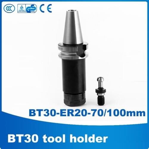 BT30 ER20 70/100 BT30 tool holder er20 collet chuck + Pull nails quick change tool holders A113