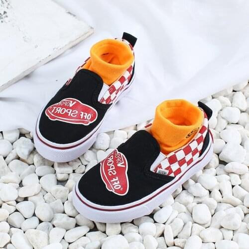 2021 Spring Autumn Childrens Sneakers Canvas Shoes Girls Breathable Lattice Slip On Kids Shoe Boys Casual Sport Shoes for Teens