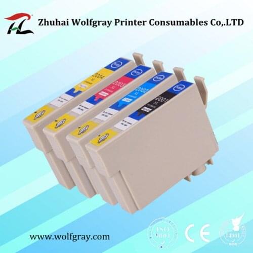 4PK compatible ink cartridge T200 200xl T2000 T2001XL For Epson color WF2510 WF2520 WF2530 XP200 XP300 XP400 XP310 XP410 t200xl