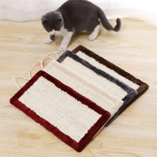 NEW Cat Scratching Mats Natural Sisal Protect Home Furniture Foot Chair Protector Pad Climbing Tree Pet Scratcher Pads Board