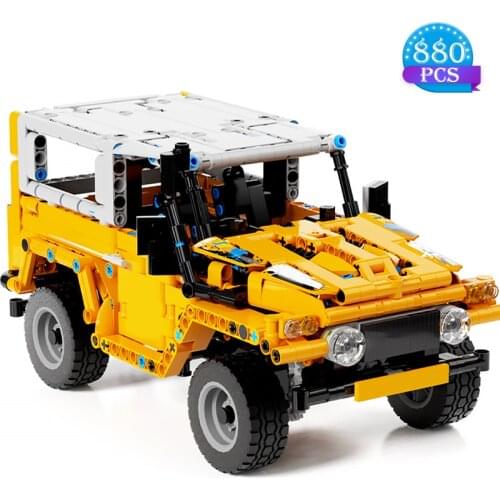 MOC Off Road Jeep Car Building Blocks Technical Ideas Sports Racing Car Model Bricks Education Diy Toys for Boys Holiday Gifts