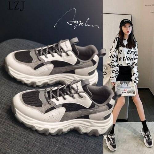 Women Shoes Fashion Spring Female Casual Shoes Breathable Comfortable Women Platform Dad Shoes Sneakers Zapatos De Mujer
