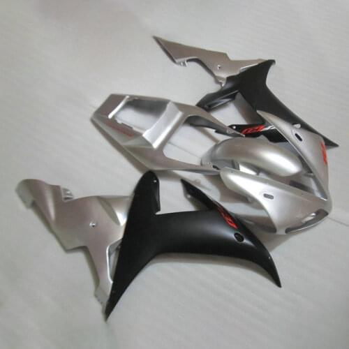 Upgrade your motorcycle fairing Kits fit for YAMAHA 2002 2003 YZFR1 02 03 YZF R1 sports fairings black silver body parts RG45