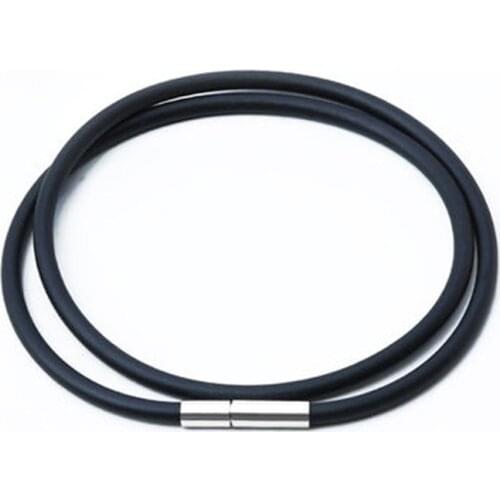 1.5mm 2mm 3mm Men Women Silver Color Pu Leather Cord Necklace Jewelry Chain for Lovers Pendant Rope Jewelry Making Collar