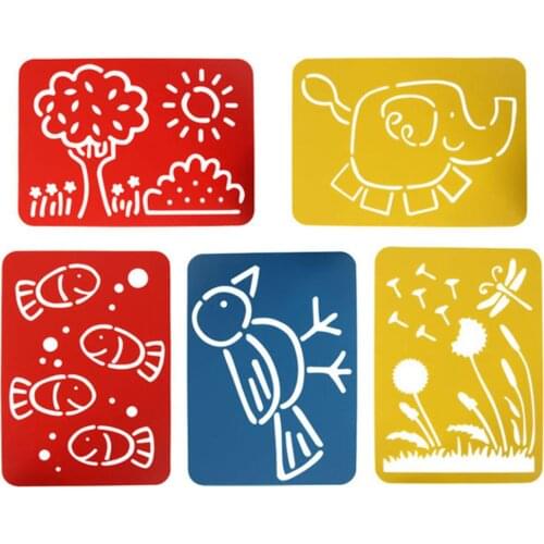 PP Plastic Children DIY Hollow Drawing Template Drawing Graffiti Template