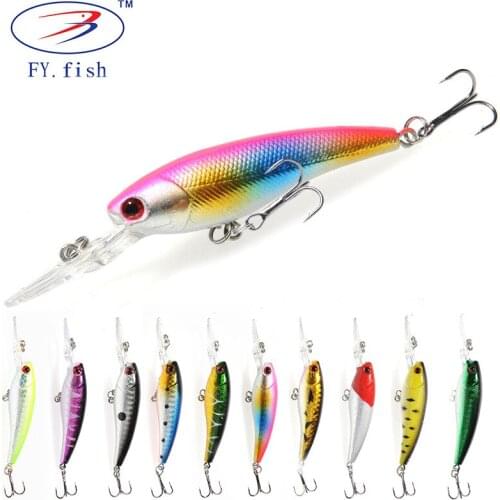 Luya Bait Plastic Mino 9cm/7G Fresh Water Sea Fishing Simulated Fish Hard Fake Bait