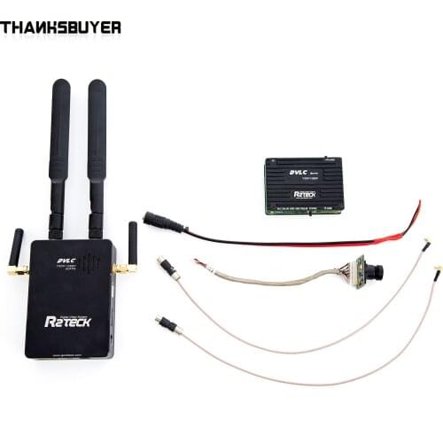 R2TECK RC Transmitter Receiver RC TX RX 1080P/720P Digital Video System For Video Images OSD Info