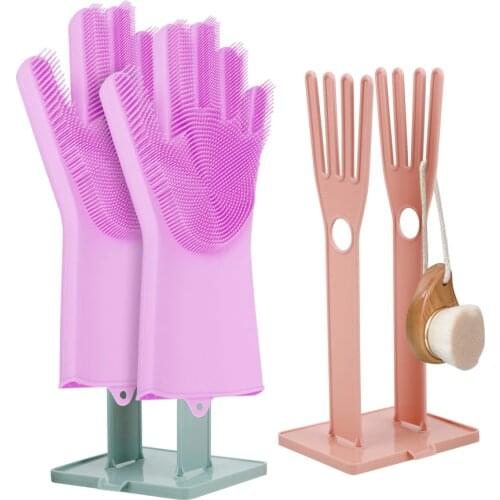 Gloves Drying Drainer Rack Storage Bracket Kitchen Rubber Gloves Desktop Drainage Stand Kitchen Accessories