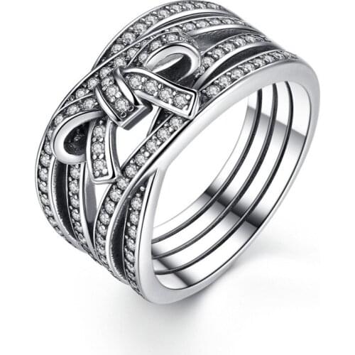 2021 New Hot Sale 925Sterling Silver Simplicity High-End Live Mouth Zircon Orange Ring For Women Birthday Fashion Jewelry Gift