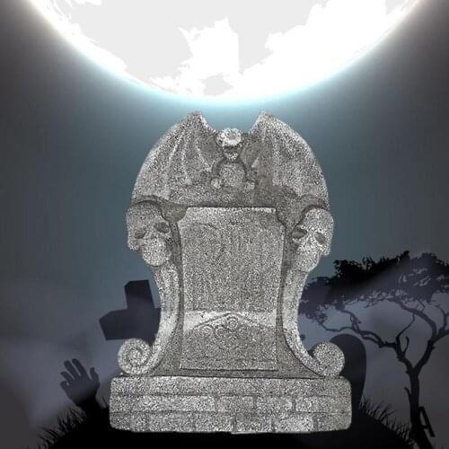 1 Pc Halloween Bubble Tombstone Skeleton Decoration Haunted House Bar Garden Cemetery Decoration Props Horror Atmosphere
