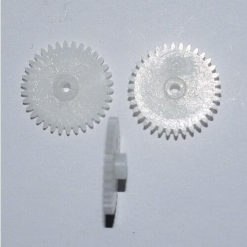 10/100pcs 34teeth0.5M/2mmhole/plastic reduction gear/rc car robot aircraft/DIY toy accessories technology model parts/342A