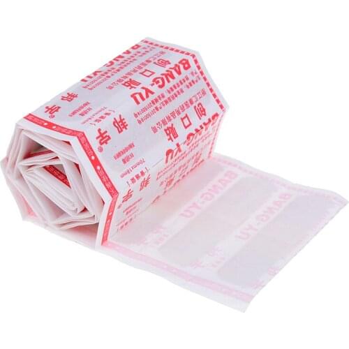 50PCS Strips Band aid PE Waterproof Bandages Adhesive Bandages First Aid Kit