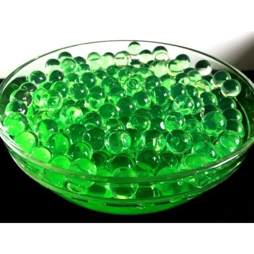 600pc/bag Crystal Soil Water Beads Balls Grow In Water hydrogel gel Growing Green Decorative Flower Wedding Home Deco