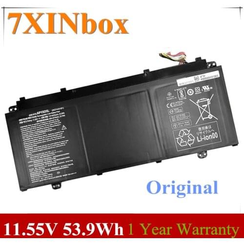 7XINbox 11.55V 4670mAh 53.9Wh Original AP15O5L AP15O3K Laptop Battery for ACER Aspire S 13 S5-371 S5-371 S5-371T R13 CB5-312T