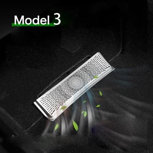 2021 Model3 Under Seat Air Vent Anti-blocking Dust Cover Car For Tesla Model 3 2021 Accessories Air Outlet Cover Model Three