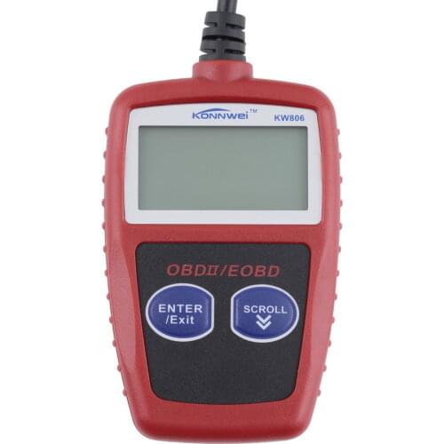 KONNWEI KW806 New Styling Car Code Reader CAN BUS OBD 2 OBDII Diagnostic Scanner Tool Automotive Scan Tool Universal for Car Hot