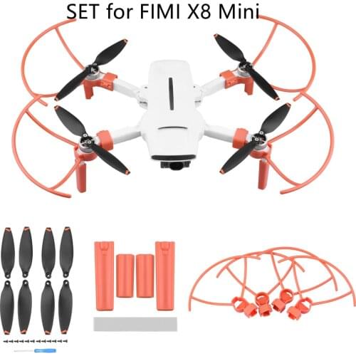 For FIMI X8 Mini Propeller Guard Propeller Landing Gear Drone Propeller Protector Light Weight Wing Fans Spare Parts Accessory