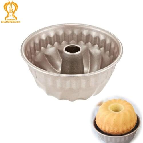 SHANGPEIXUAN Mini Bundt Pan 4 inch Non-Stick Tube Pan Kugelhopf Mold for Oven and Instant Pot Baking Bakware Cupcake Bread Mold