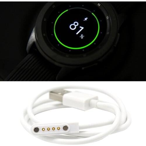 Charging Cable Fast Charging Bendable Rubber 80cm Charging Cable for Watch for 4Pin Smart Watch Universalmagnetic charging cable