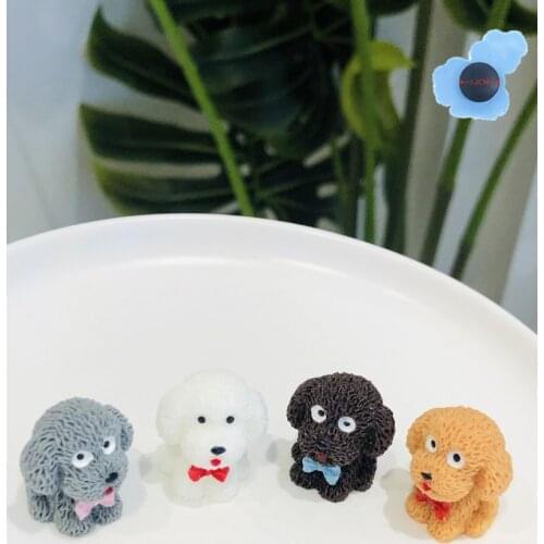 Hot Sales 1pcs Resin Cute Dogs Kids Shoes Accessories Garden Shoe Decorations Fit Croc Jibz Charm Birthday Present