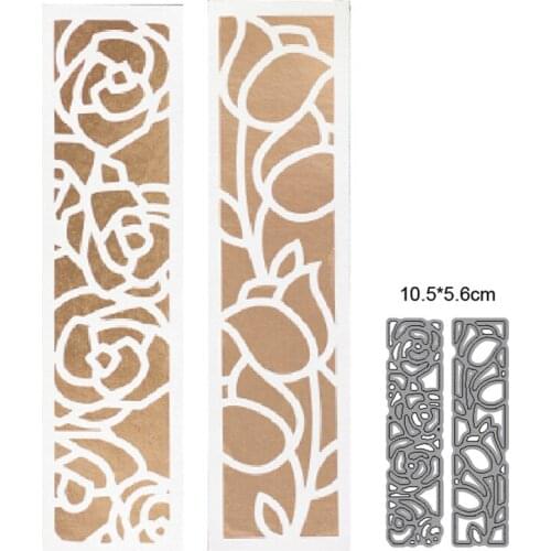 Metal Cutting Dies Cut Mold Flower Rectangle Frame Decoration Scrapbook Paper Craft Knife Mould Blade Punch Stencils dies