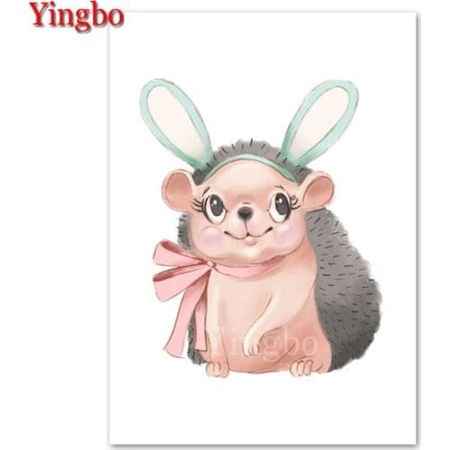 Cartoon cute hedgehog Diamond Painting 5D Diamond Embroidery Pattern Rhinestones Hobbies And Craft Home Decor Needlework DIY
