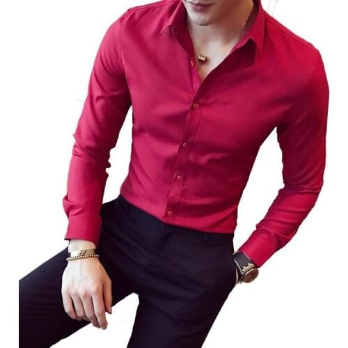New 2020 Mens Pure Cotton Shirt Slim Fit Fashion Long Sleeve Casual Business Shirts Men Dress Shirts High Quality Camisas
