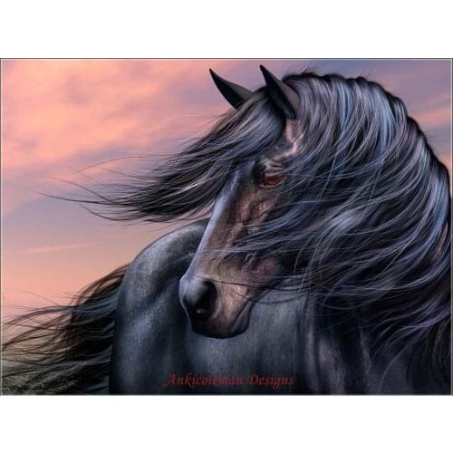 Embroidery Counted Cross Stitch Kits Needlework - Crafts 14 ct DMC color DIY Arts Handmade Decor - Elegant Hair