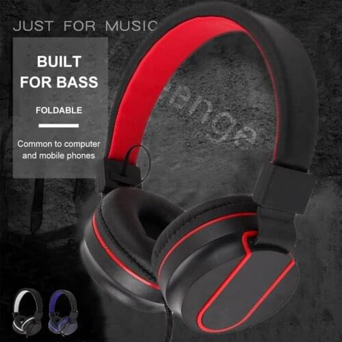 Headphones, stereo games, universal large dynamic coil, high flexibility headphones, suitable for mobile phones and computers