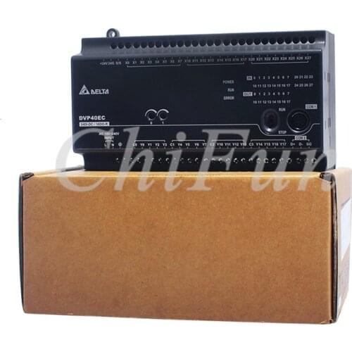 Delta Original PLC programming controller DVP32ES200R ES2 series 100-240VAC 16DI 16DO relay output in box