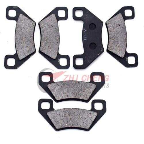 For ARCTIC CAT UTV Prowler XTX700 Hi LE 08 Hi EFi 09 Prowler 2011-2014 700 HDX Trail 2014-2017 Motorcycle Front Rear Brake Pads