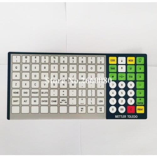 BCom Keyboard Film for Mettler Toledo bCom Label Balance English Version Key Sheet