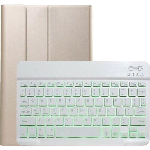 Backlight Wireless Bluetooth Keyboard Smart Cover For Samsung Galaxy Tab A 8.0" 2019 S-Pen SM-T290 SM-T295 Case PU Leather Case